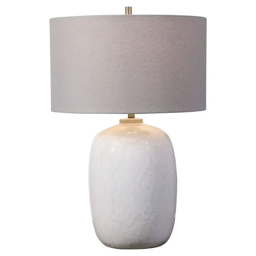 Winterscape Glaze Table Lamp - Pearl