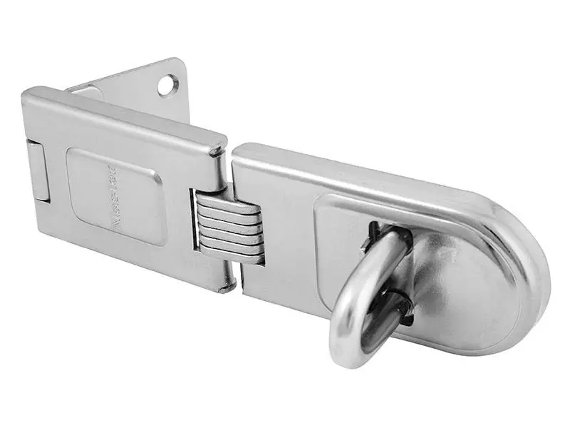 Weatherproof Master Lock Wrought Alloy Single Hinged Hasp 200Mm