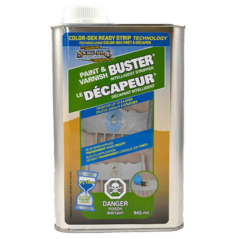 Multi-Surface Tape Paint and Varnish Buster Intelligent Stripper, 945 ml