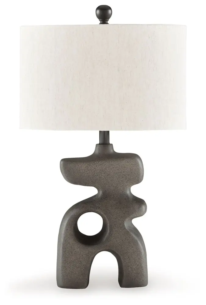 Danacy - Paper Table Lamp - Distressed Onyx