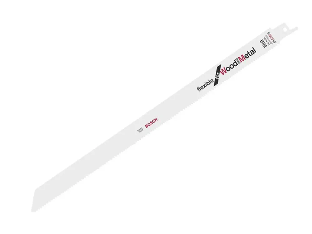 Bosch Powertool Accessories S 1222 Vf Multi-purpose Wood & Metal Blade 300Mm 10-14 Tpi (Pack 5)