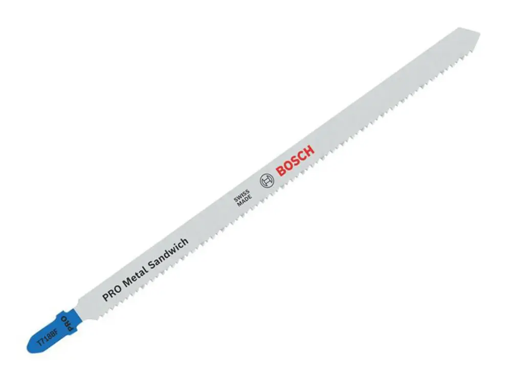 Bosch Powertool Accessories Pro All-metal Sandwich T718bf Jigsaw Blade 180Mm Pack 5