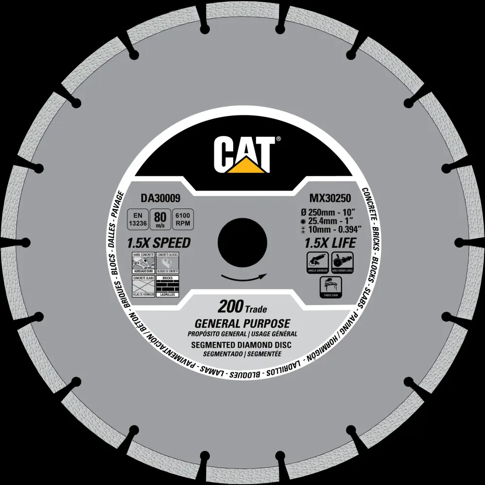 Cat® 200 Trade Segmented General Purpose Diamond Blade 5" - 125mm