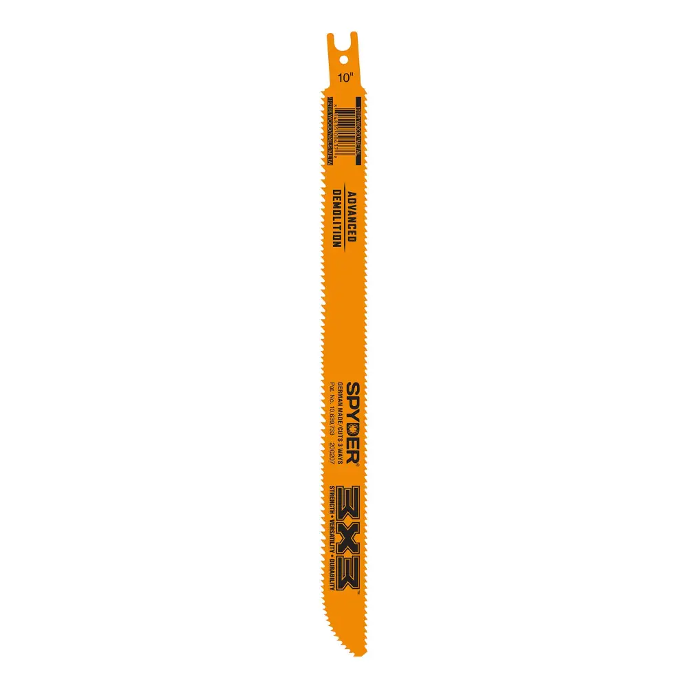 Double-Sided Reciprocating Saw Blade Demolition 8/10 TPI, 10"