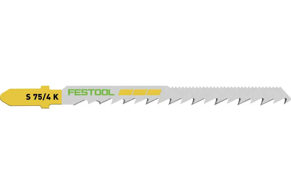 Festool 204266 S75/4K/20 Jigsaw Blade (Wood-Curves) 20-pack