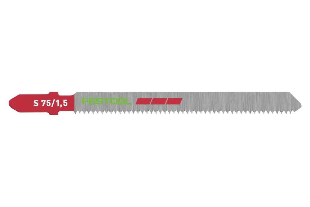 Festool 204268 S75/1.5/5 Jigsaw Blade (Plastics-Profile) 5-pack