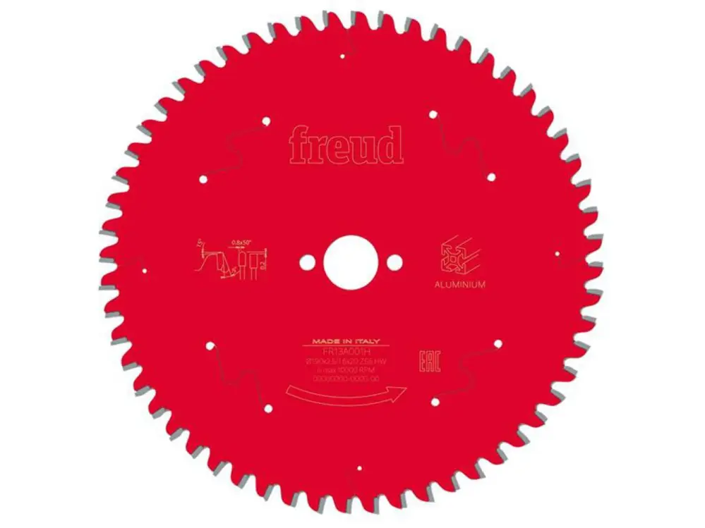 Freud Metal Circular Saw Blade 190 X 20 X 2.5/1.6Mm X 56T