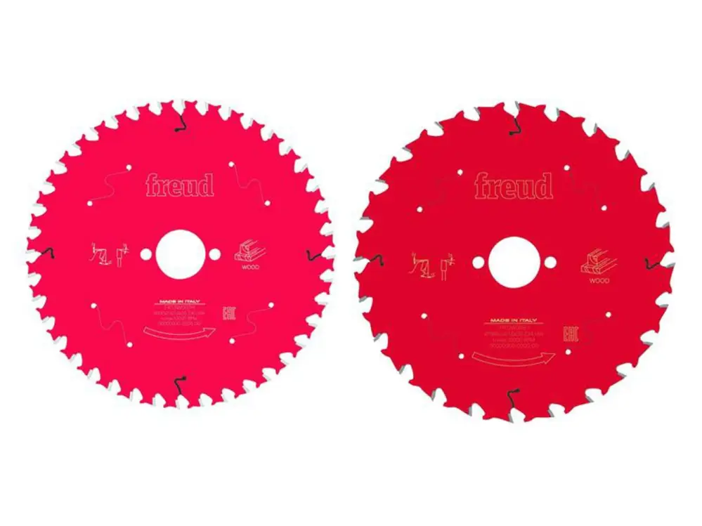 Freud Wood Circular Saw Blade 2 Pack 190 X 30 X 2.4Mm X 24T / 40T