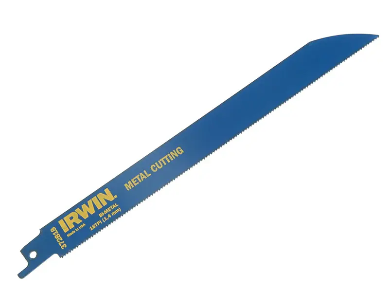 IRWIN Sabre Saw Blade 818R 200mm Alloy Cutting Pack 25