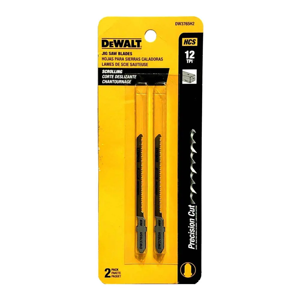 Jigsaw Blade to Scrolling Wood 12 TPI, 3" (2 Units)
