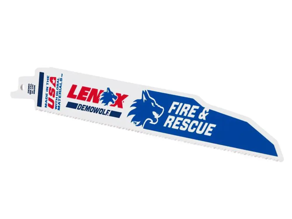 Lenox Demowolf Reciprocating Saw Blade 229 X 25 X 1.6mm 18 Tpi (Pack 5)