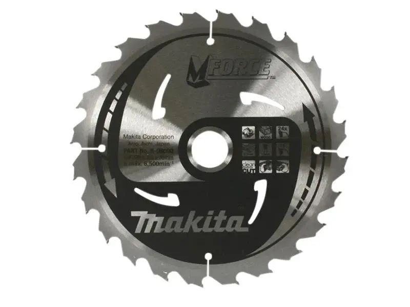 Makita B-07901 MForce Travel-friendly Saw Blade 165 x 20mm x 16T