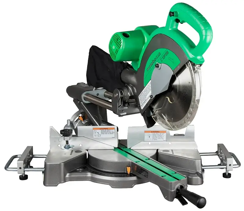 Metabo HPT C10FSBSM Compound Miter Saw, Electric, 10 Dia Blade, 3800 rpm Speed, 57 deg Max Miter Angle