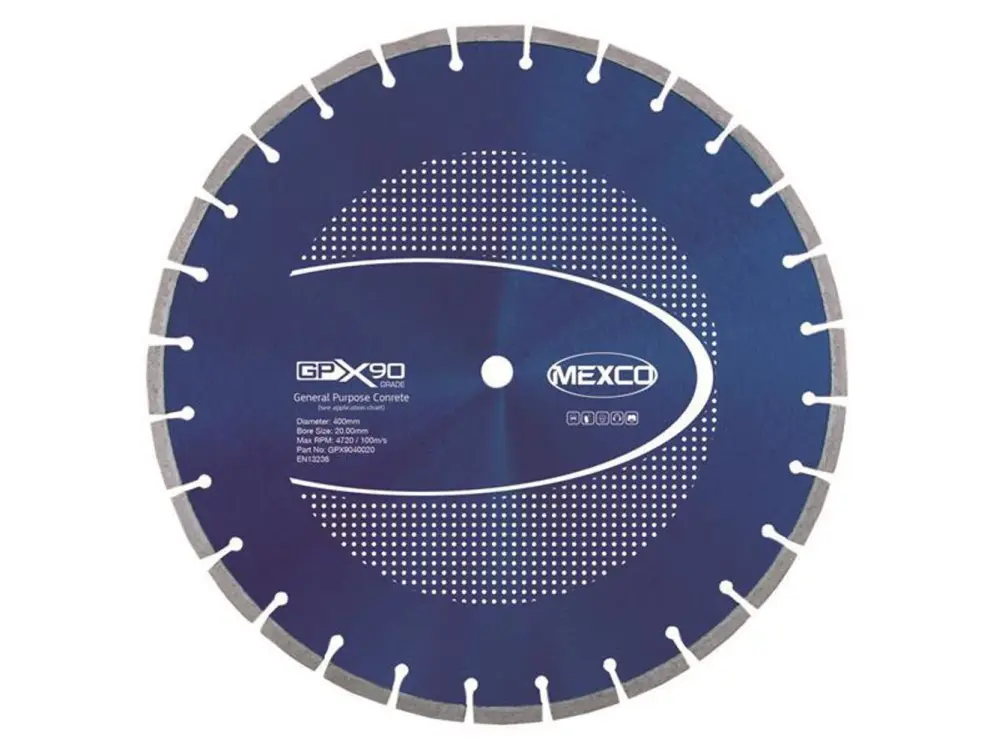 Mexco Gpx90 Concrete Diamond Blade 400 X 20Mm
