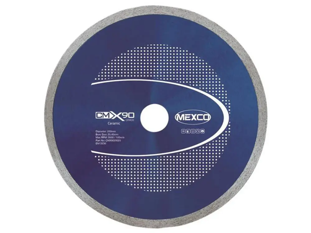 Mexco X90 Grade Clay Materials Diamond Blade 200 X 25.4Mm