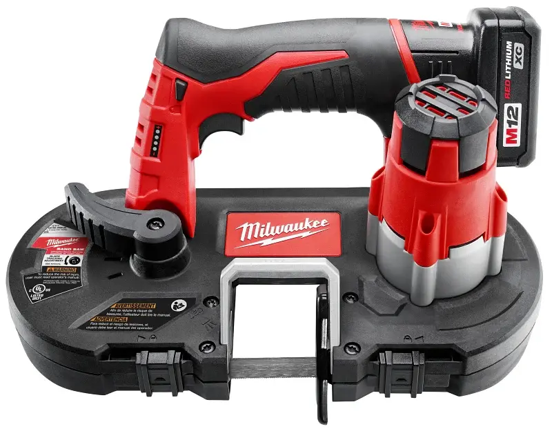 Milwaukee 2429-21XC Band Saw Kit, Battery Included, 12 V Battery, 1.4 Ah, 27 L Blade, 1/2 W Blade