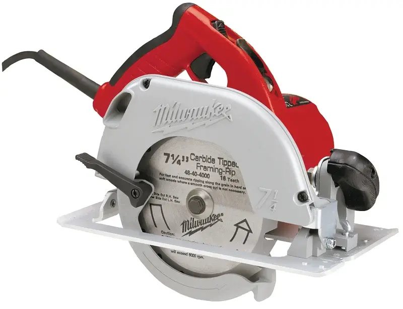 Milwaukee 6390-21 Circular Saw, 15 , 7-1/4 Dia Blade, 50 deg Bevel, 5/8 Arbor