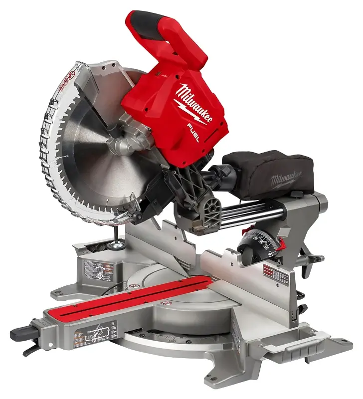 Milwaukee M18 FUEL 2739-20 Compound Miter Saw, Portable, 12 Dia Blade, 3500 rpm Speed, 50, 60 deg Max Miter Angle