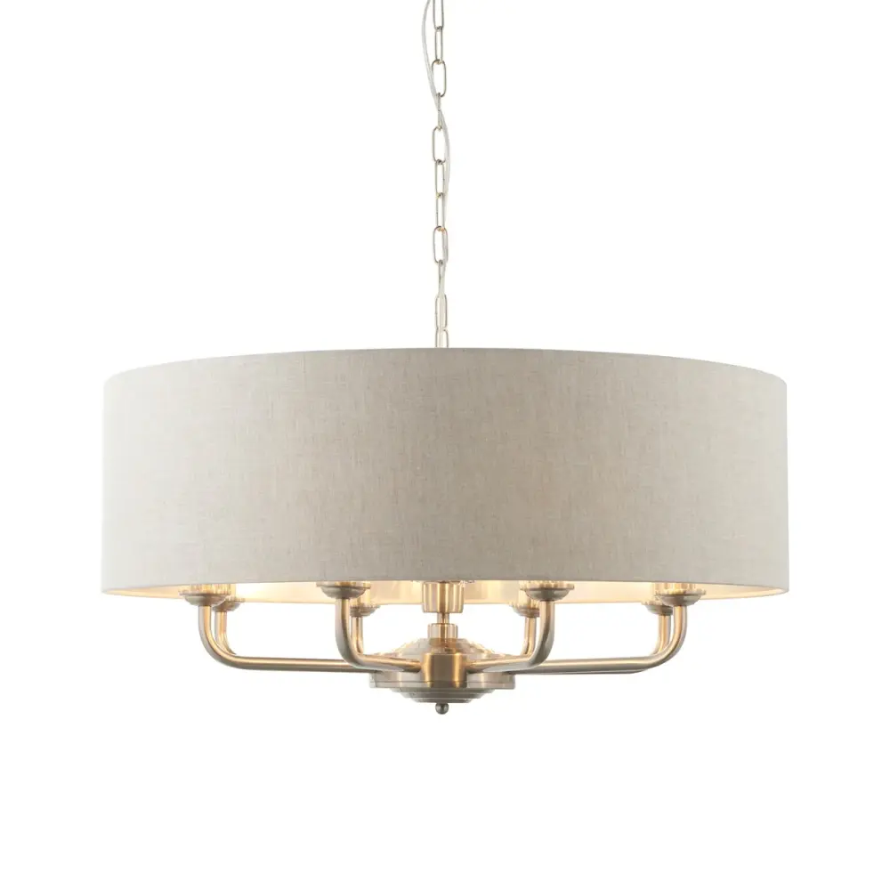 Highclere 8 Pendant Airy - Chrome