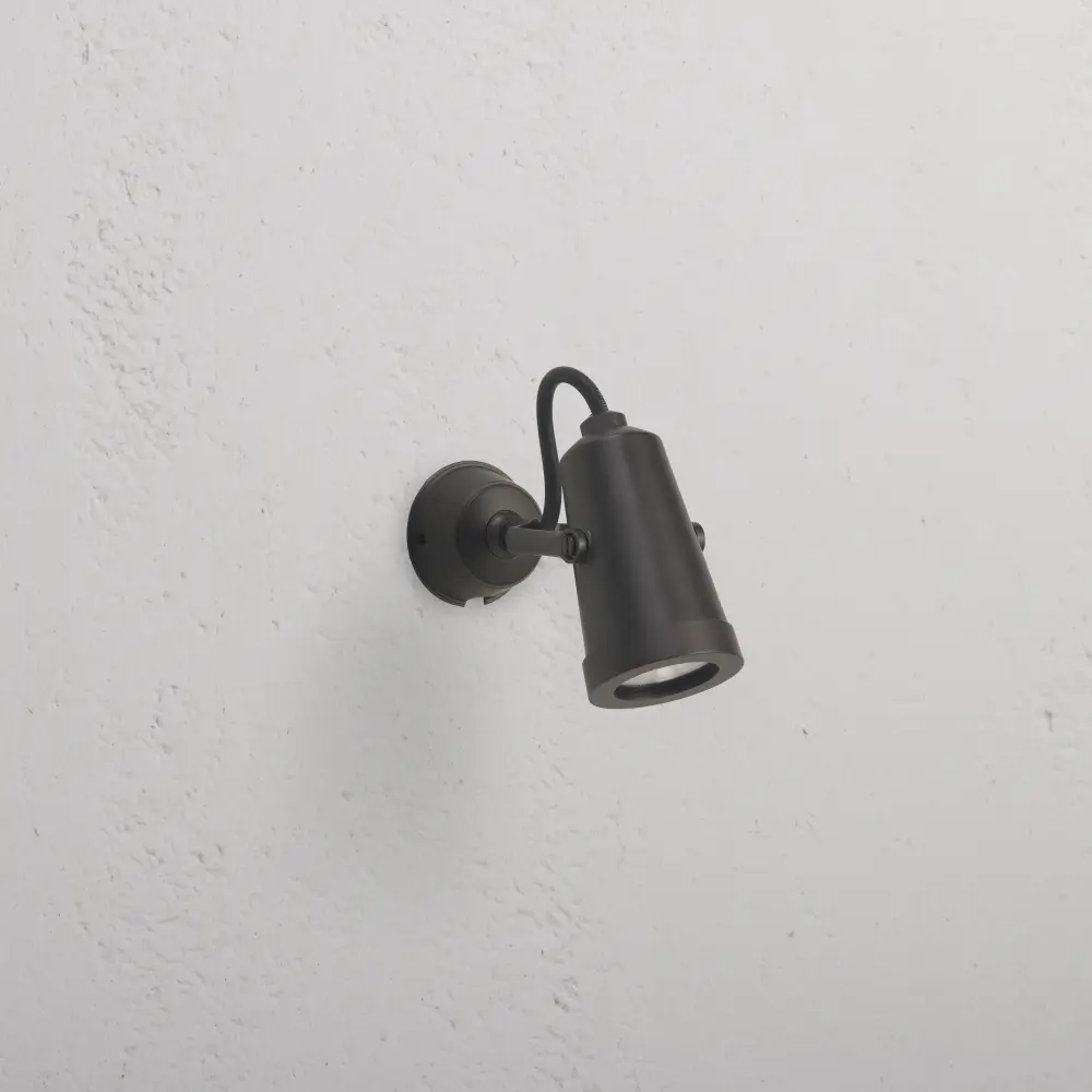 Cambridge Wall Spotlight 24V – Copper-brown