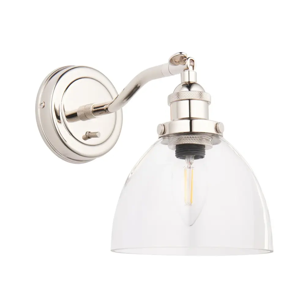 Hendon Wall Light - Shiny Nickel