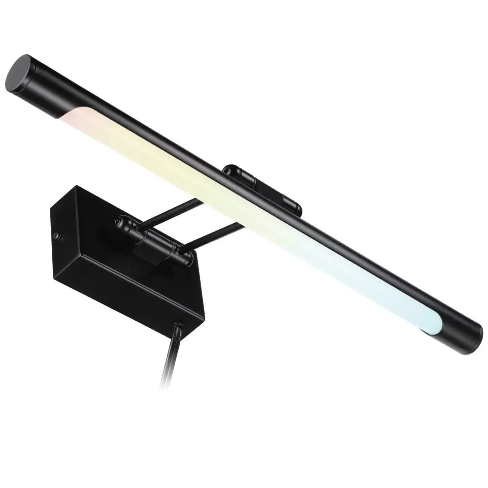 SignatureGlow+ Noir Picture Lights - Straight Arm - Variable CCT Hardwired Installation