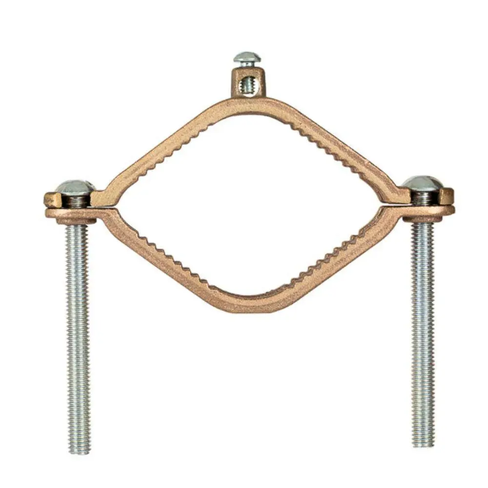 G-4-S NSI 2-1/2″ to 4″ Pipe Warm finish Ground Clamp Water Pipe