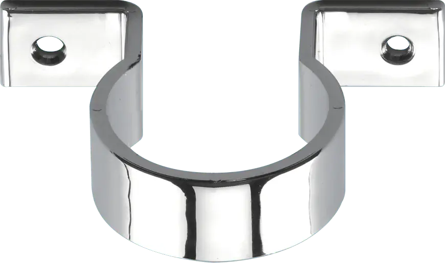 McAlpine Chrome Plated Acrylic Pipe Clip 35mm S35-CP (Pack 5)
