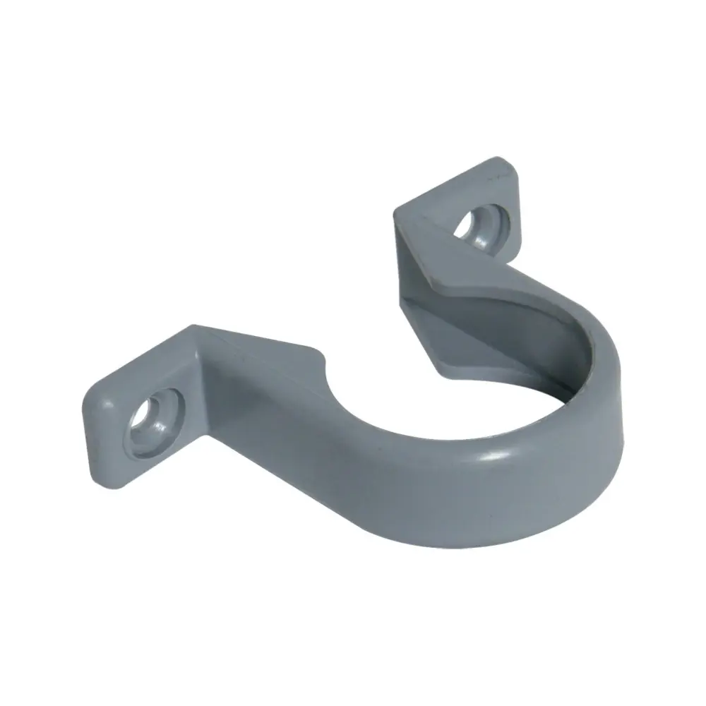 FloPlast Push Fit Waste Pipe Clip 50mm Grey (Pack 10)