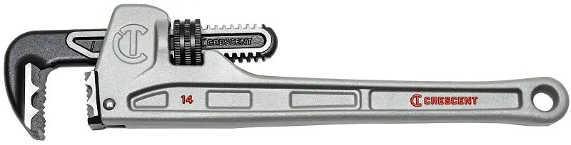 Crescent CAPW14 Pipe Wrench, 0 to 2-3/8 Jaw, 14 L, Aluminium, Powder-Coated