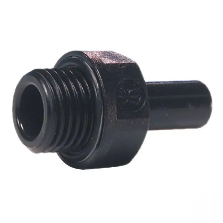 Galvanized Steel John Guest Speedfit 12mm X 3/8" Stem Adaptor BSP - PM051213E
