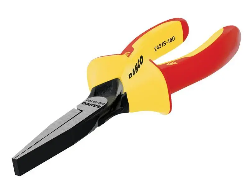 Bahco 2421S ERGO Padded Flat Nose Pliers 160mm (6.1/4in)