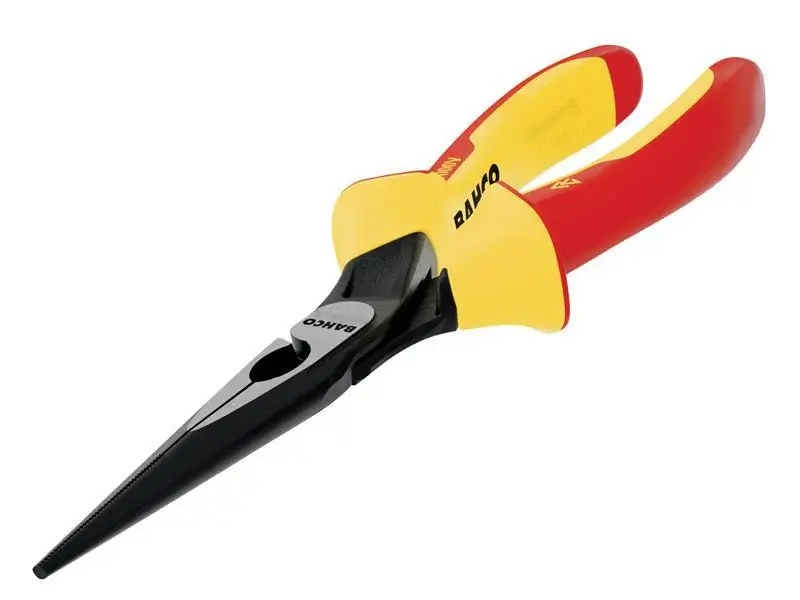 Bahco 2430S ERGO Padded Long Nose Pliers 140mm (5.1/2in)