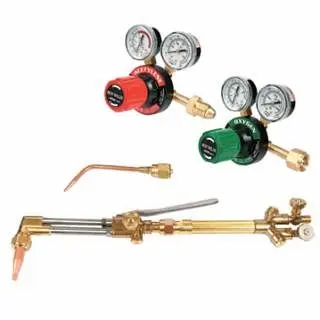 BEST WELDS G350 Series Cutting & Welding Outfit, Heavy-Duty, CGA-540/CGA-300, Acetylene/Raw Gas/Propane, 2 Pieces, 900...