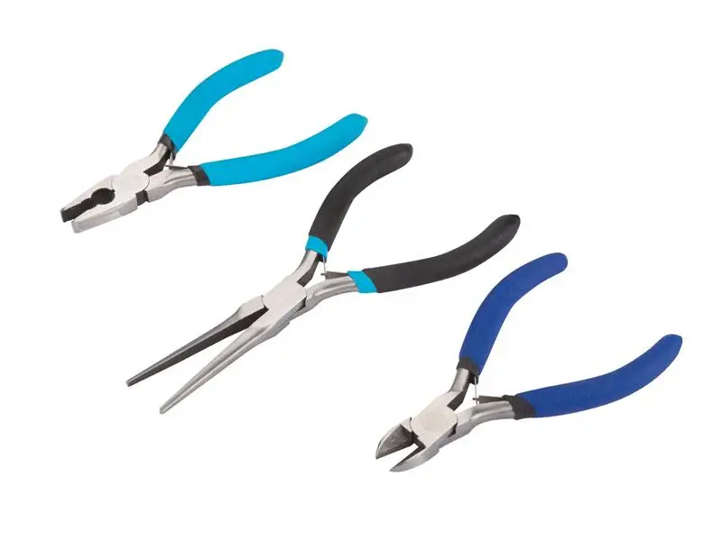 BlueSpot Tools Gentle Grip Mini Plier Set, 3 Piece