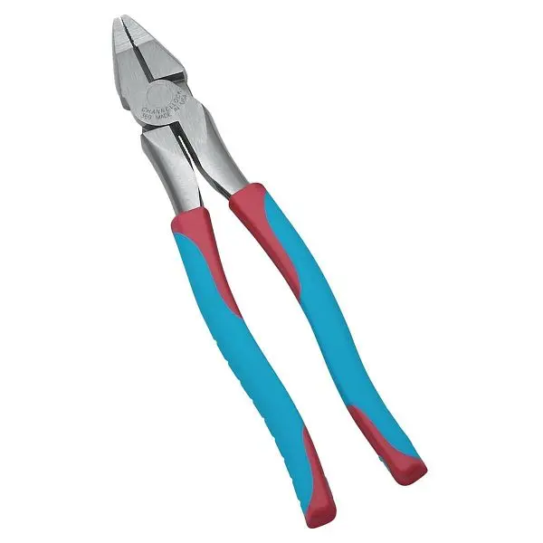 Channellock 9" Lineman Plier Hi-Capitalize Round Nose, 369CB