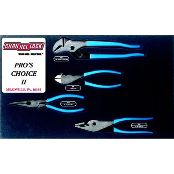 Channellock Enhanced 4Pc Pro's Choice Plier Set, PC-2