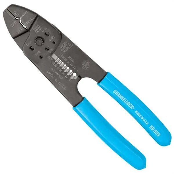 Channellock Grooved Crimper/Wire Stripper 8.5", 959