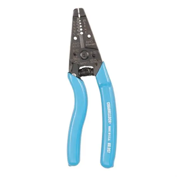 Channellock Wire Stripper Curved, Cutter, 7" Length, Ease Grips, 957