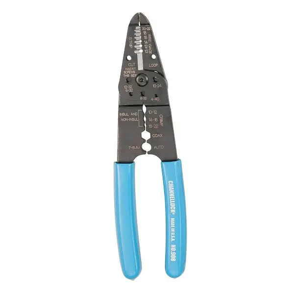 Channellock Wire Stripper / Cutter / Crimper 8-1/2", 908
