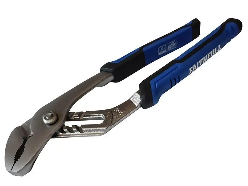 Faithfull Smooth Grip Water Pump Pliers 250mm - 44mm Capacity