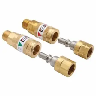 Harris 26-Qct Torch Inlet Quick Connectors, Torch To Hose, Inert Gas/Oxygen, Quantity: 1 piece, 4301654