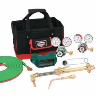 Harris Dependable Spring Steelworker Kits, 8525Gx-300 Dlx, Regulators, Goggles, Striker, Hose, Tool Bag, Quantity: 1 piece...
