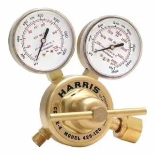 Harris Upgraded 425 Single Stage Industrial Regulators, Oxygen, 0 - 125 Psig, 3,000 Psig, Quantity: 1 piece, 3000714