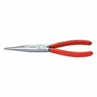 Knipex All-Purpose Long Nose Pliers Cutters, Straight, Tool Steel, 8 , 2611200