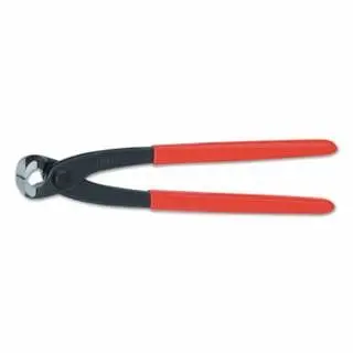 Knipex Concretors' Nippers, 8 , Sleek, Plastic Coated Grip, 6/Case, 9901200