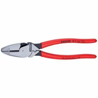 Knipex Ergonomic New England Linesman Needle Nose Pliers, 9 1/2 Length, Plastic Coated Handle, 6/Box, 0911240SBA