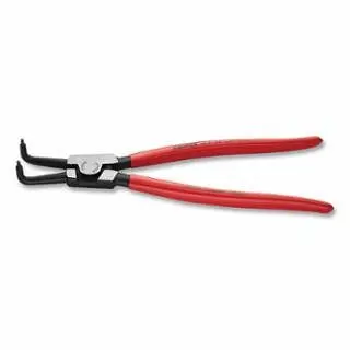 Knipex External Snap Ring Plier, 11-34 , 90° Angled Tip, 3-11/32 to 5-1/2 , 4621A41