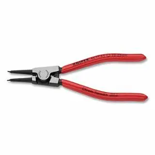 Knipex External Snap Ring Plier, 5-1/2 L, Straight Tip, 25/64 to 1 , 4611A1