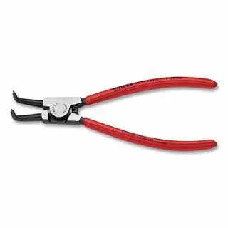 Knipex External Snap Ring Plier, 6-3/4 , 90° Angled Tip, 3/4 to 2-23/64 , 4621A21